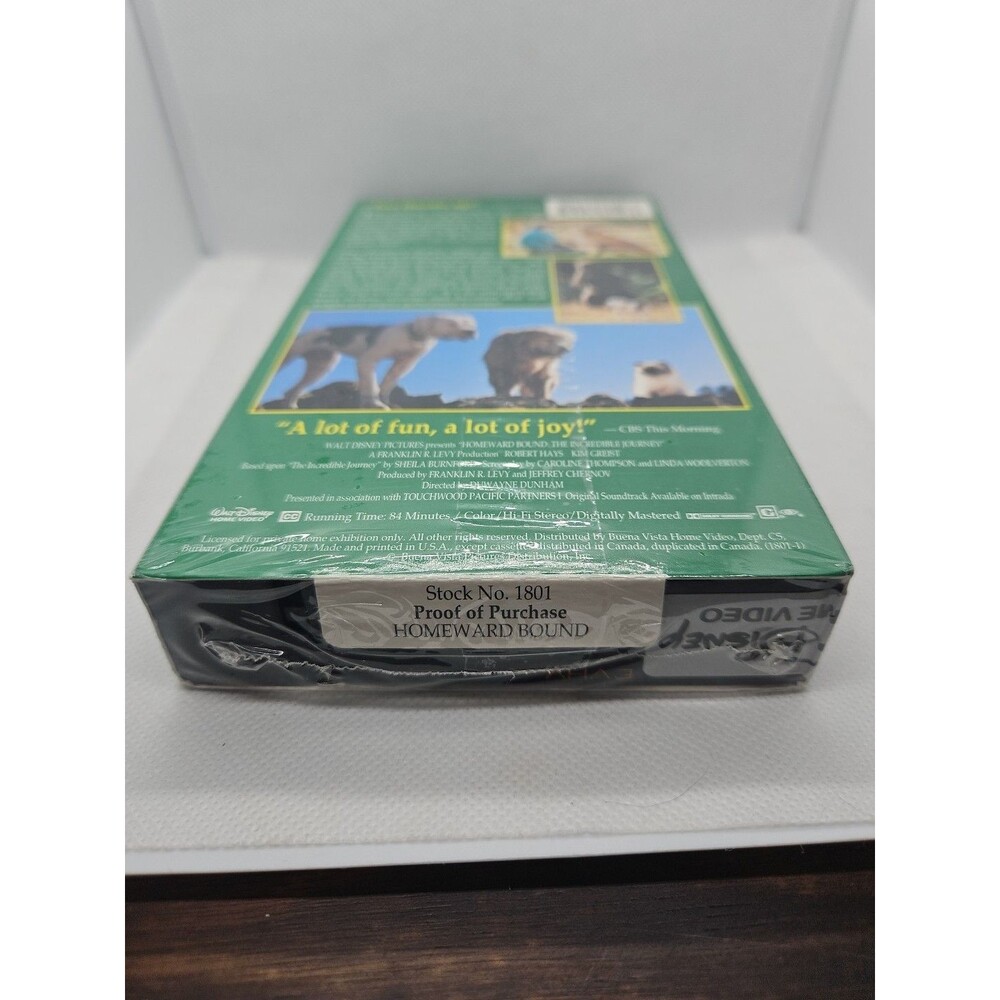 Homeward Bound: The Incredible Journey (VHS, 1993) - Picture 8 of 9